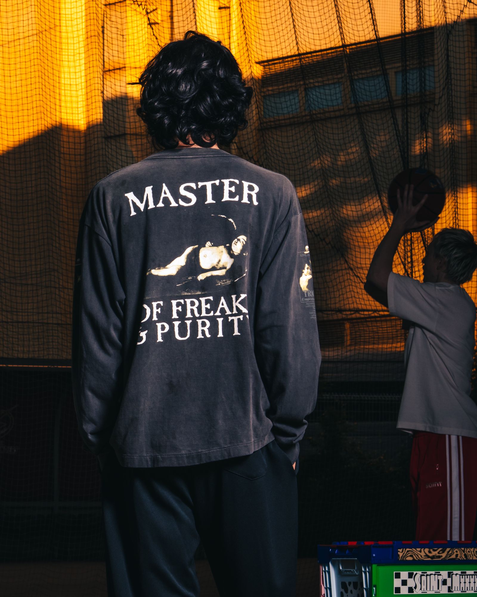 SAINT M×××××× - SM-MK8-0000-028 / LS T-SHIRT / MEDUSA / BLACK ロン