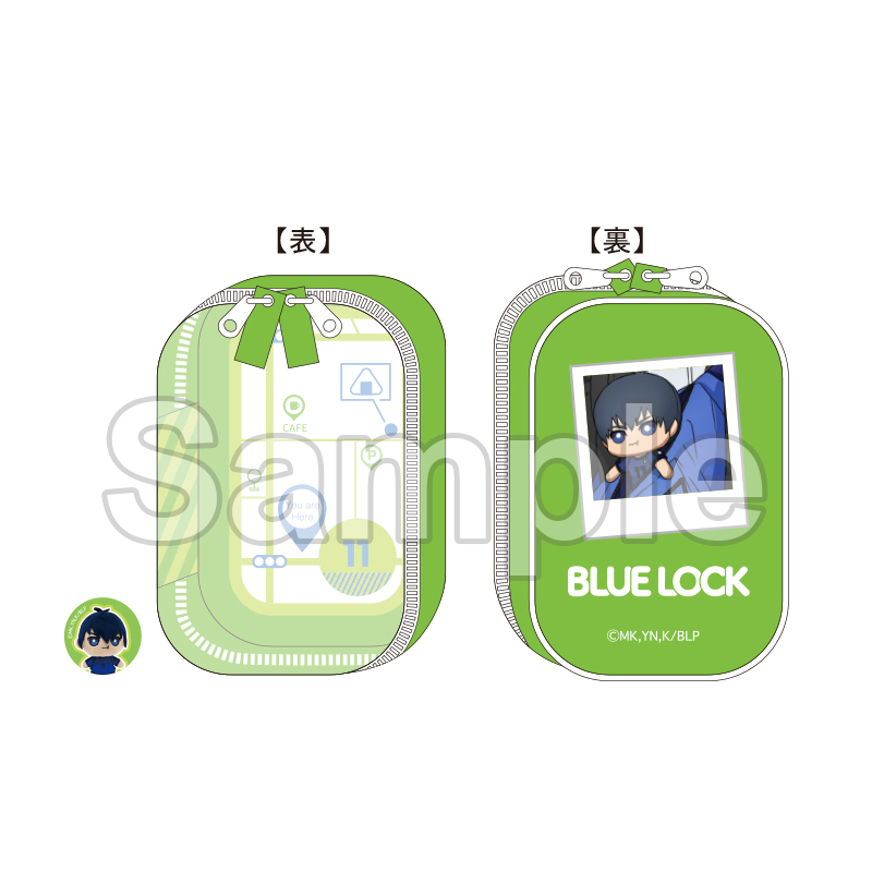 ブルーロック ぬいポーチ ミニミニ缶バッジ付き 食べ歩き (潔世一