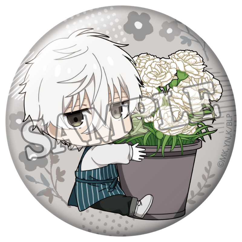 ブルーロック トレーディング缶バッジ フラワーマルシェデフォルメ