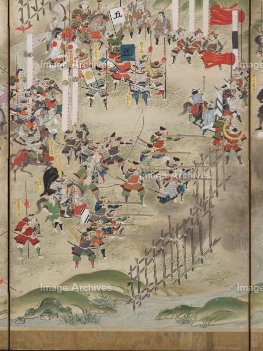 作品詳細 | 長篠合戦図屏風（長篠・長久手合戦図屏風 六曲一双のうち
