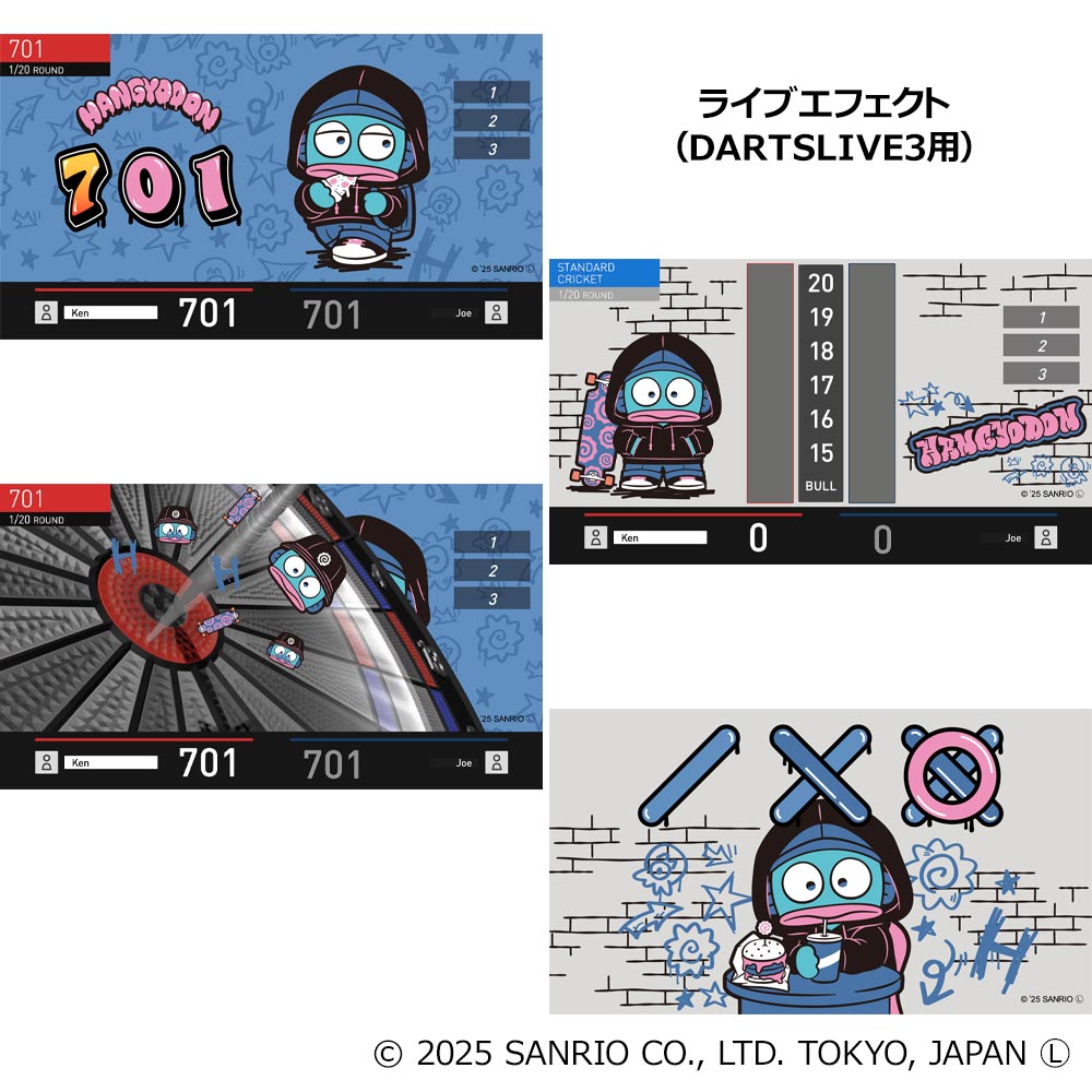 Sanrio characters ダーツセット with DARTSLIVE CARD【Solid&Cool