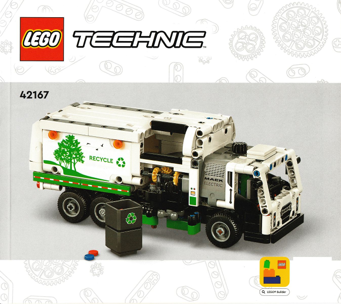Mack LR Electric Garbage Truck : Set 42167-1 | BrickLink