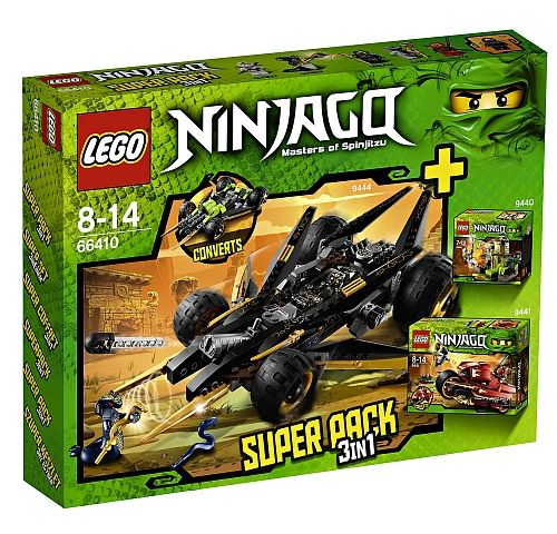 NINJAGO Bundle Pack, Super Pack 3 in 1 (Sets 9440, 9441, and 9444