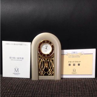 MIKIMOTO（置時計 ・ ゴールド/金色系）のフリマアイテム一覧