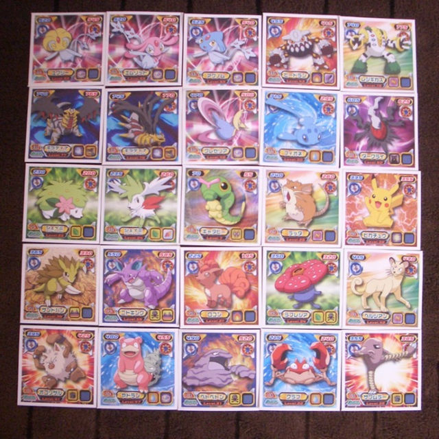 ☆ポケモン 最強シール列伝8 75種(ノーマルシールのみ)☆ラストの