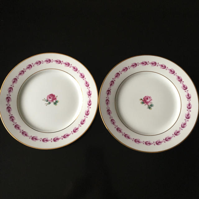 ケーキ皿2枚 RichardGinoriフローラローズブーケ アンティーク 【公式