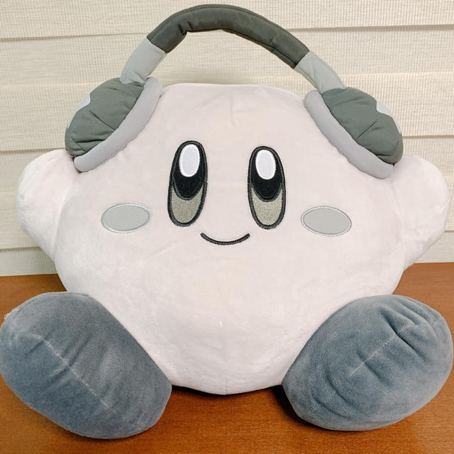 一番くじ カービィ ぬいぐるみ ラストワン モノクロ ヘッドホンの通販