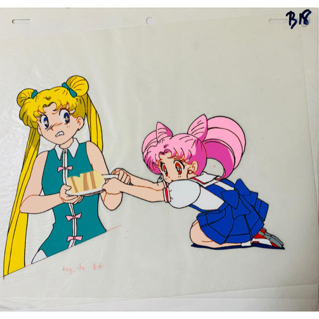 セーラームーン - セーラームーン セル画 うさぎ&ちびうさの通販 by