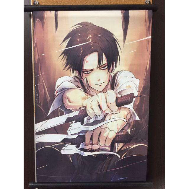 進撃の巨人】リヴァイ タペストリー(大) B【悔いなき選択】の通販 by