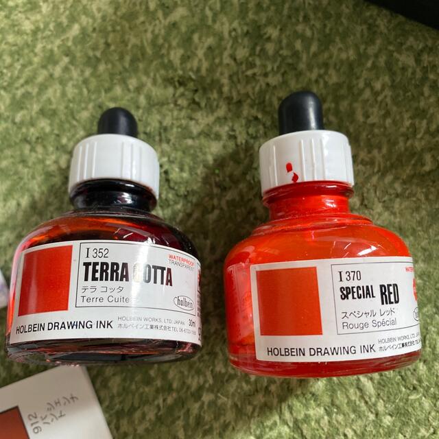 ホルベイン ドローイングインク 12色+2色の通販 by 東方鳳仙花｜ラクマ