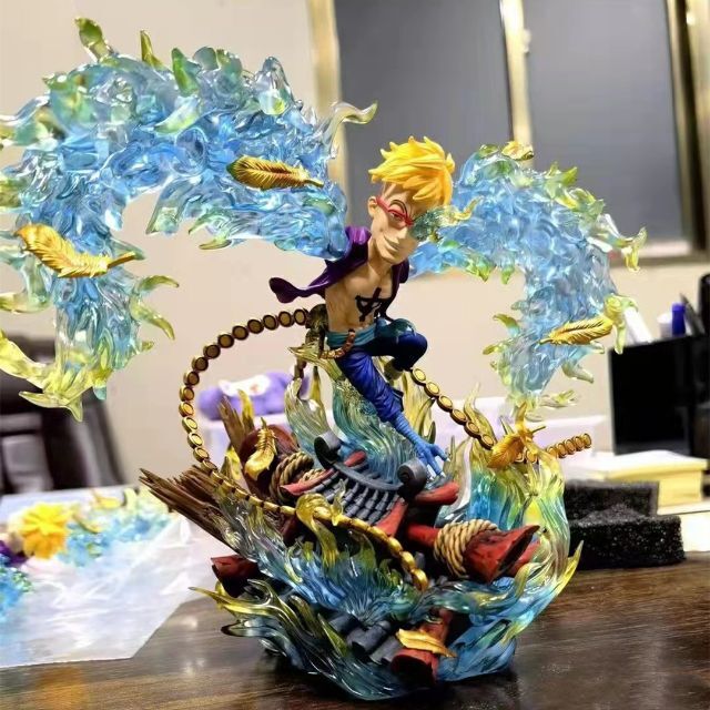 ワンピース マルコ ガレージキット 塗装済み完成品 ワーコレサイズ