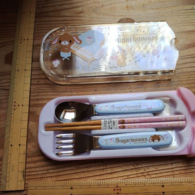 サンリオ - ⭐シュガーバニーズ⭐トリオセット⭐弁当⭐箸⭐スプーン