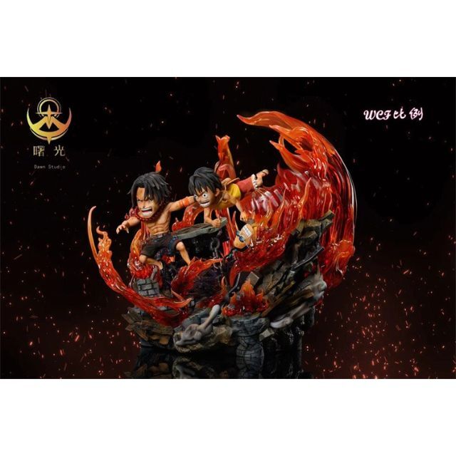 ワンピース 火拳のエース ルフィ ガレージキット フィギュア ワーコレ