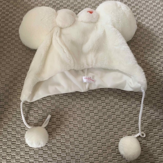 Disney - ディズニー ファンキャップ ミニー 白 冬の通販 by minnie's