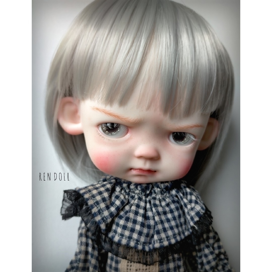 カスタムniuniu風ドール✰カスタムドール 不機嫌な子♡ 怒り顔 bjdの