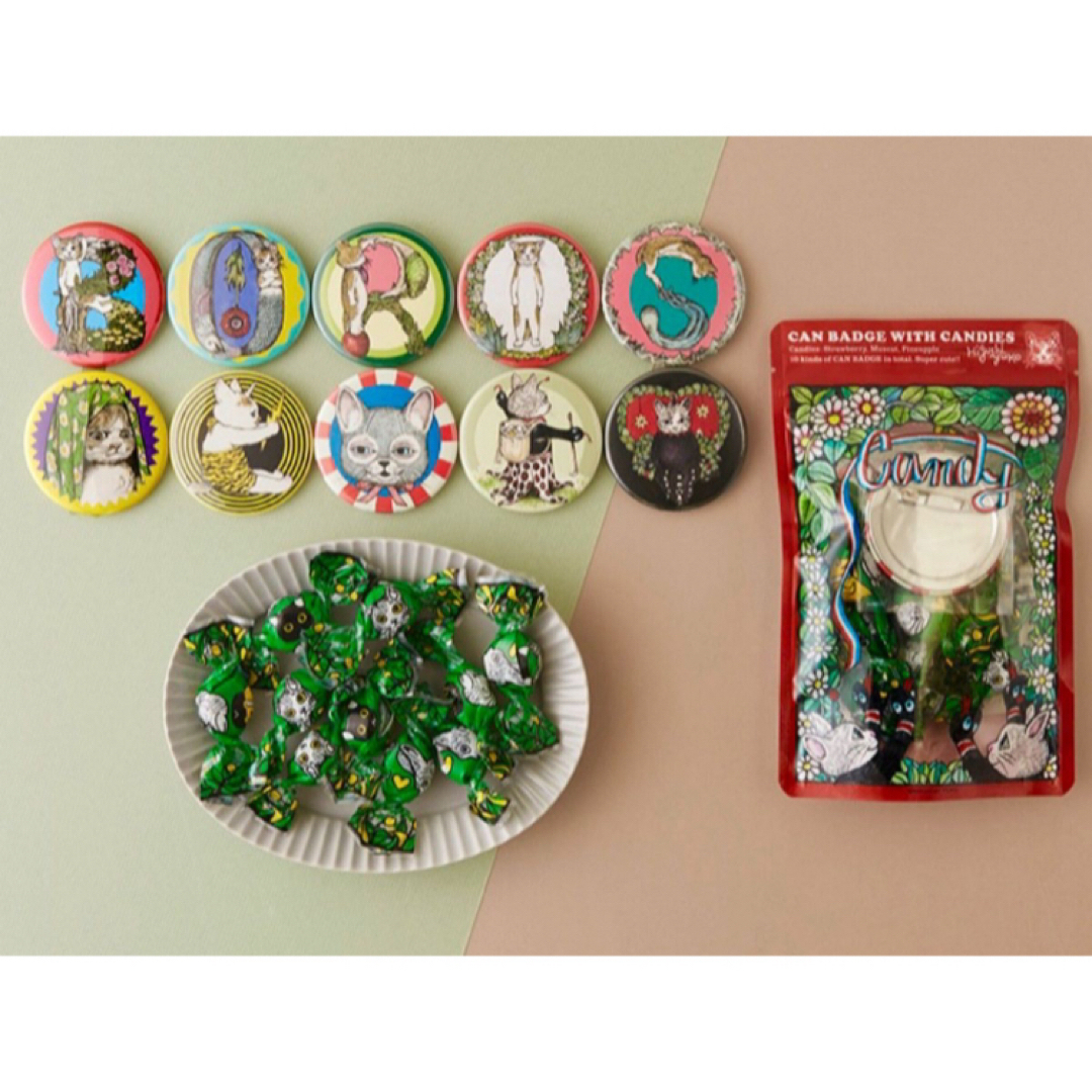 ヒグチユウコ ローソン 缶バッジ コンプリートセット 公式通販