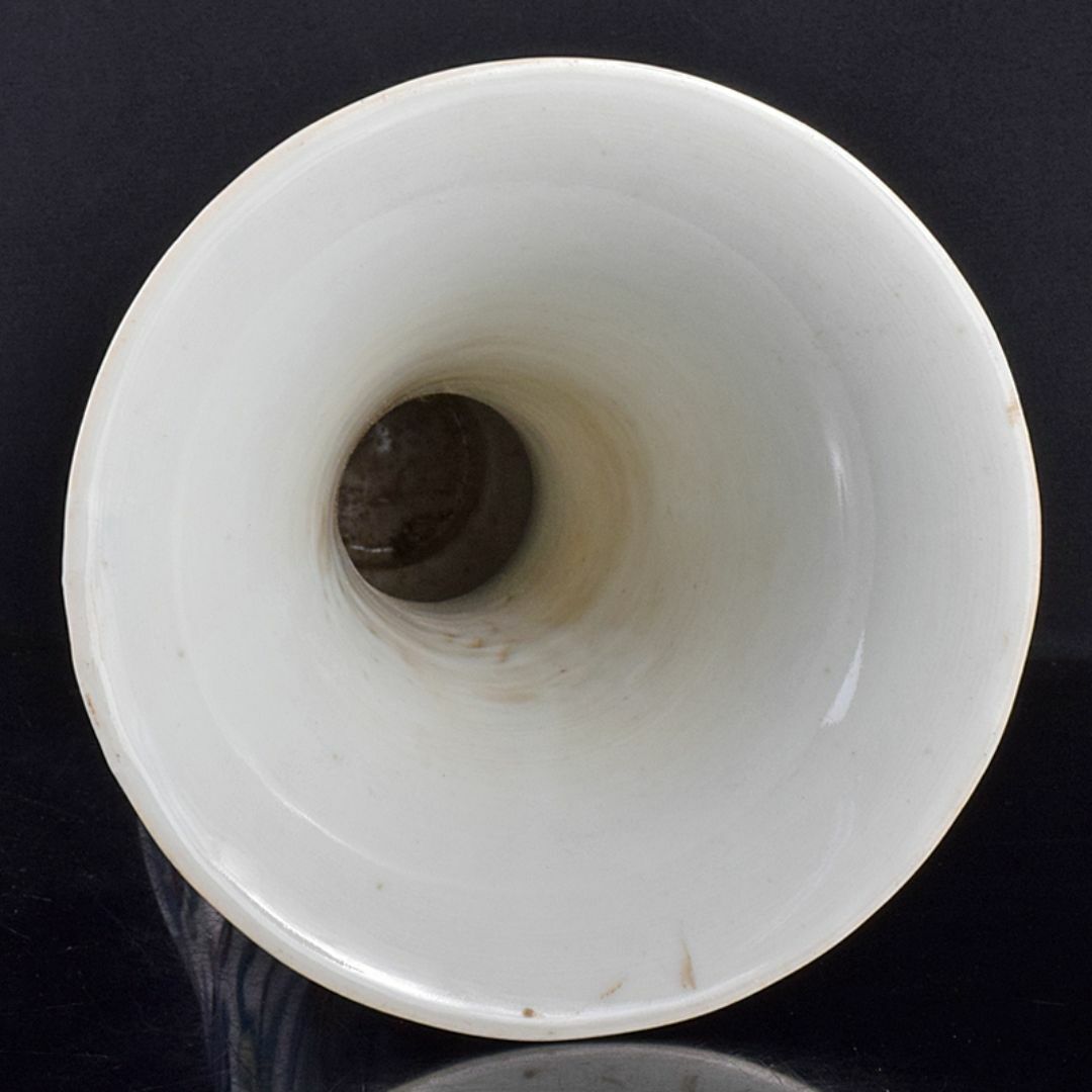 中国 大明萬暦年製 中国 大明萬暦年製 豆彩 花卉文 尊式