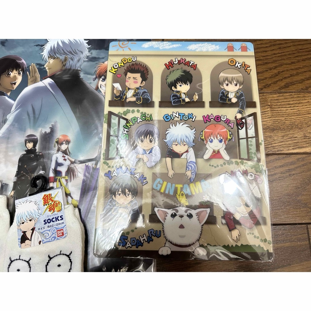 銀魂 エリザベス 靴下 ポストカード クリアファイル 下敷きの通販 by