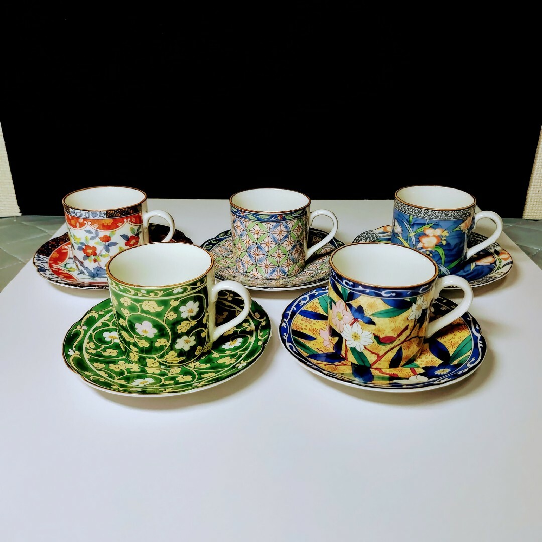 有田焼 - 新品未使用 有田焼 人気の天王窯 翔優作 京友禅変わり珈琲碗