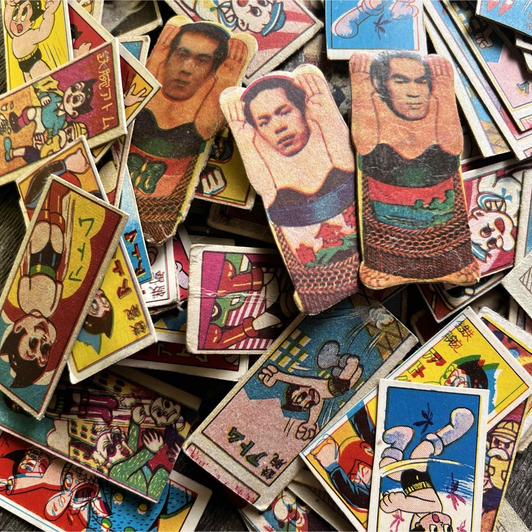 レア有り 昭和レトロ アンティーク メンコ めんこ 面子 角めんこの通販