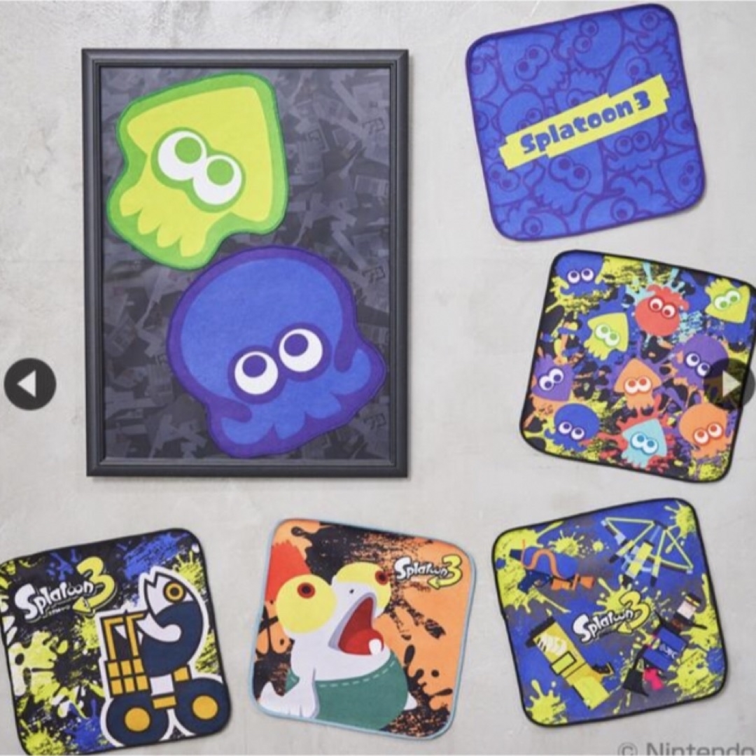 f賞 スプラトゥーン3 一番くじ タオル ハンドタオル 1番くじ コジャケ