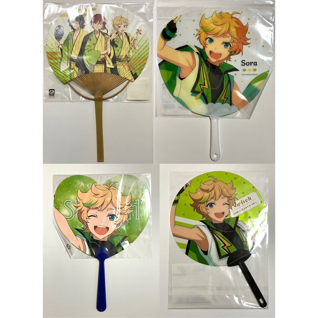 あんスタ Switch 春川宙 うちわ 4点セット 逆先夏目 青葉つむぎの通販