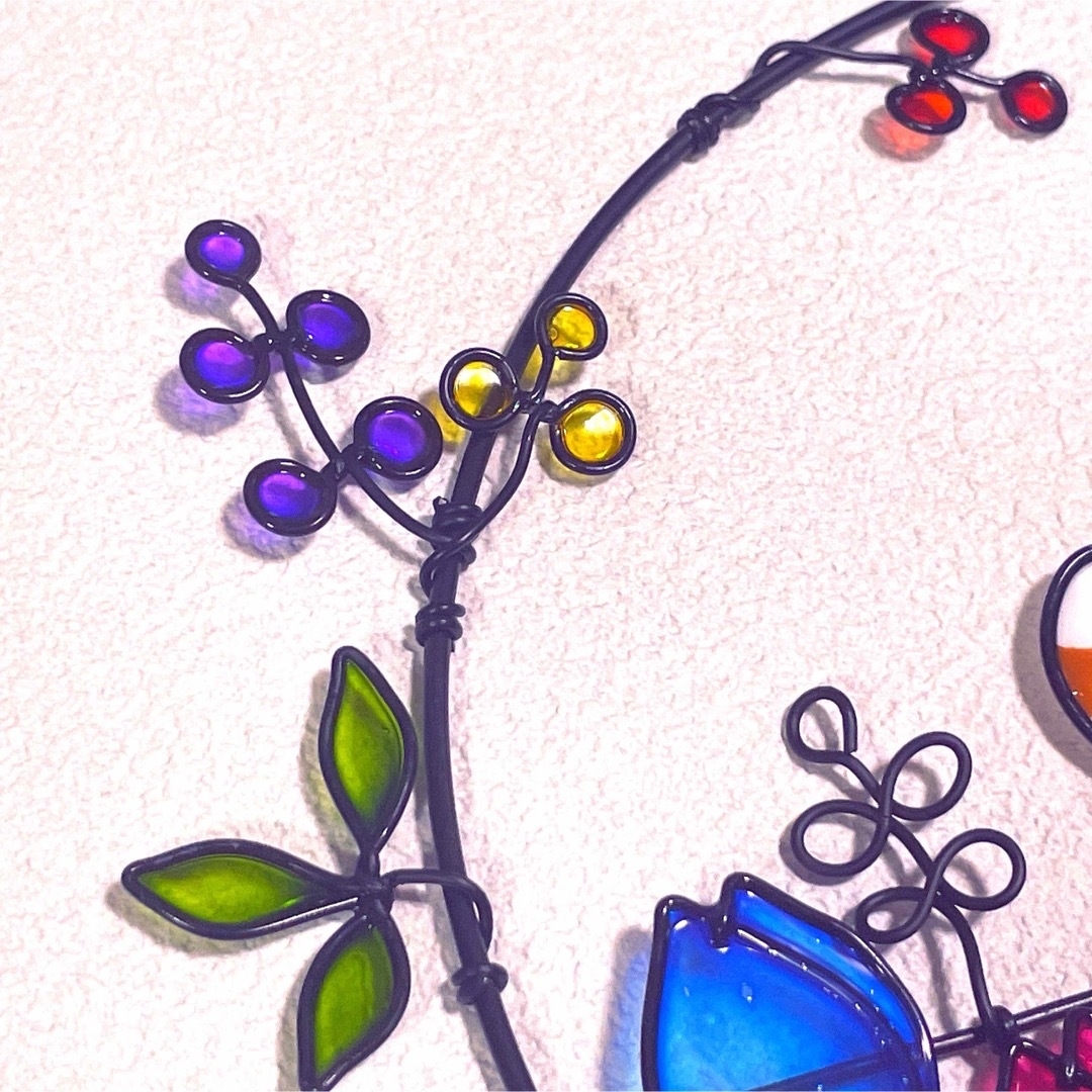 WL FN01 おさかな猫】ディップアート ワイヤークラフト ワイヤーアート