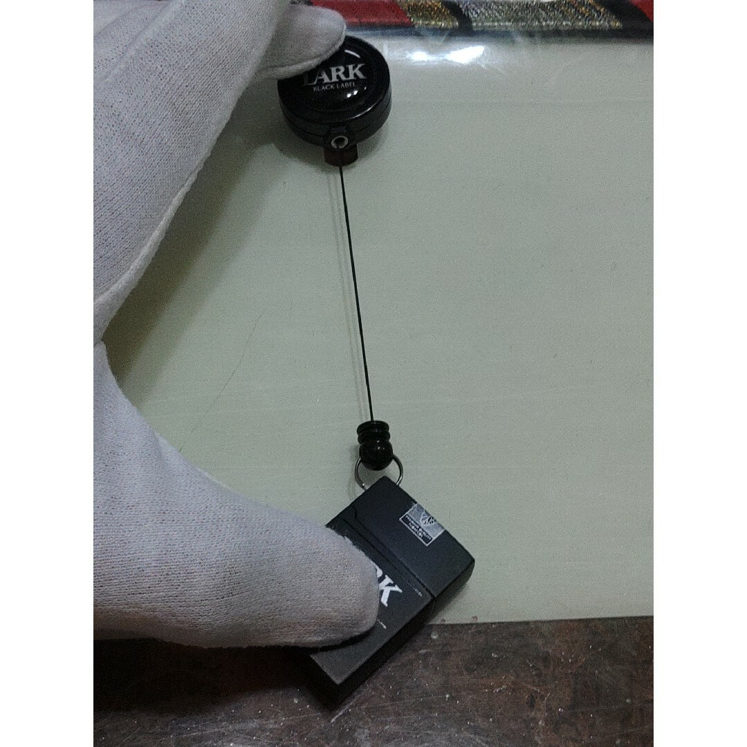 ラーク ミニライター ブラックレーベル リール付き かわいいライター