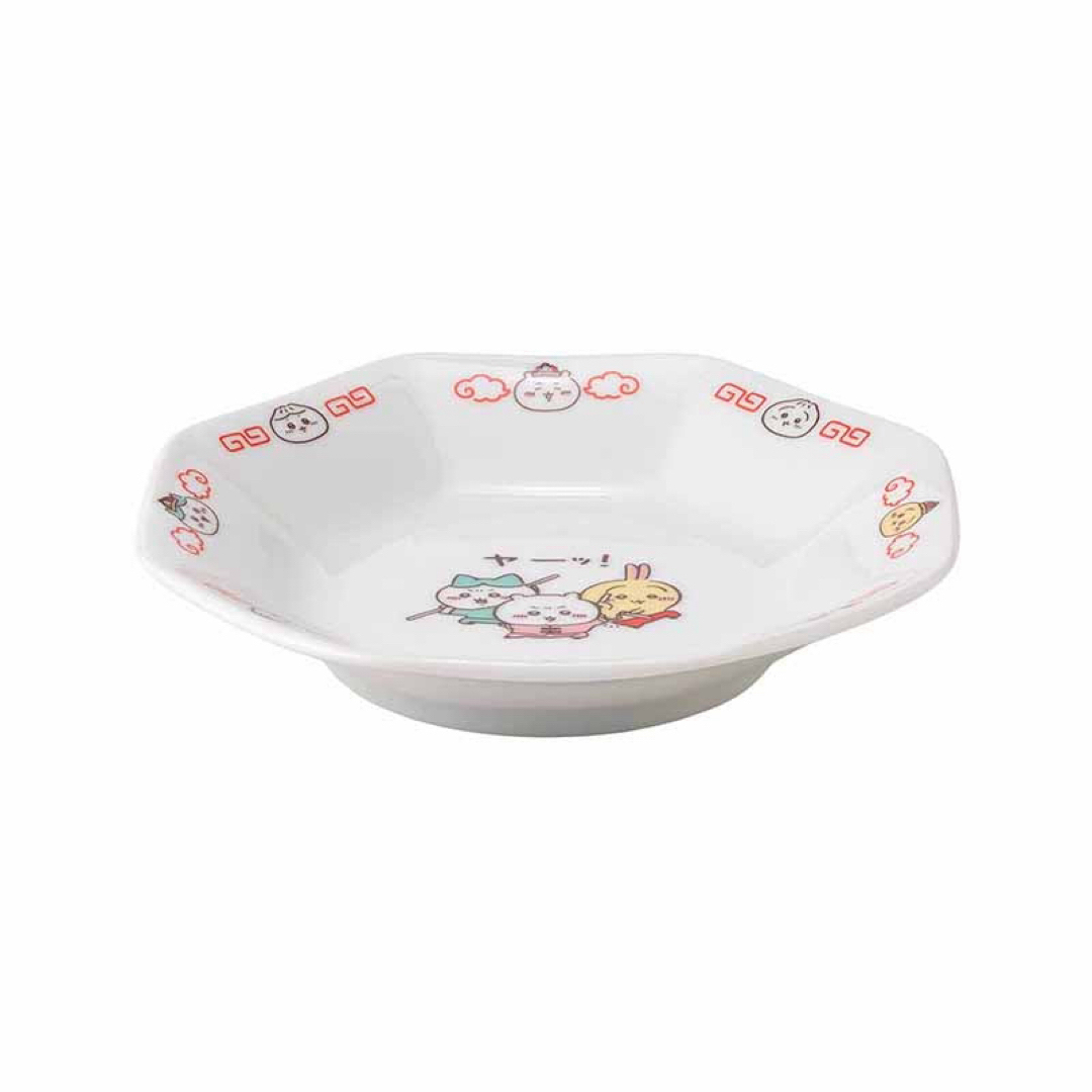 新品☆ちいかわ飯店【ちいかわ＆ハチワレ＆うさぎ】チャーハン皿