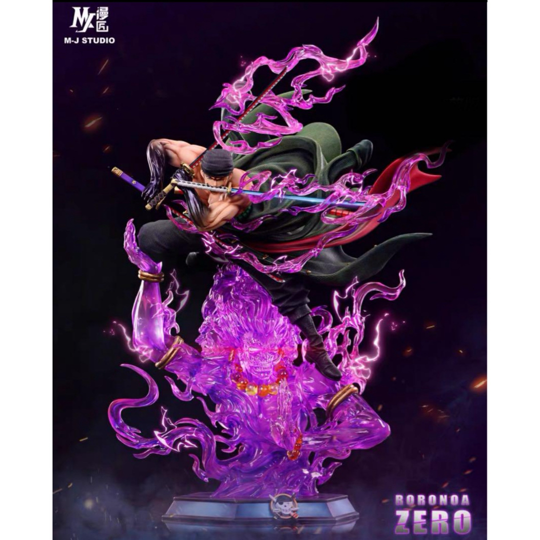 ゾロ 緑色ver. 台座透明版 MJ ガレージキット フィギュア ワンピースの