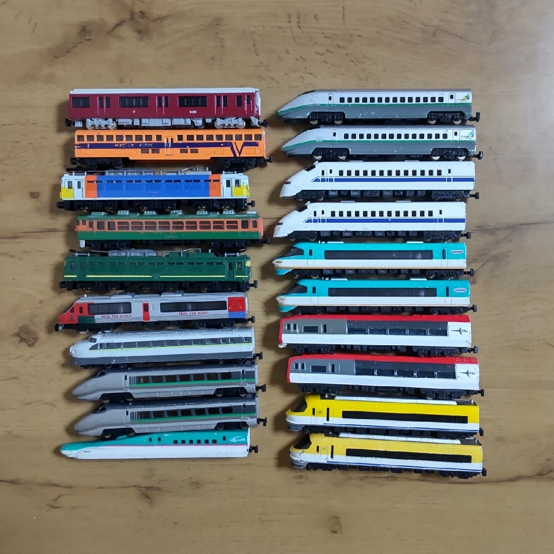 トレーン Nゲージダイキャストスケールモデル 20両セット ケース付きの