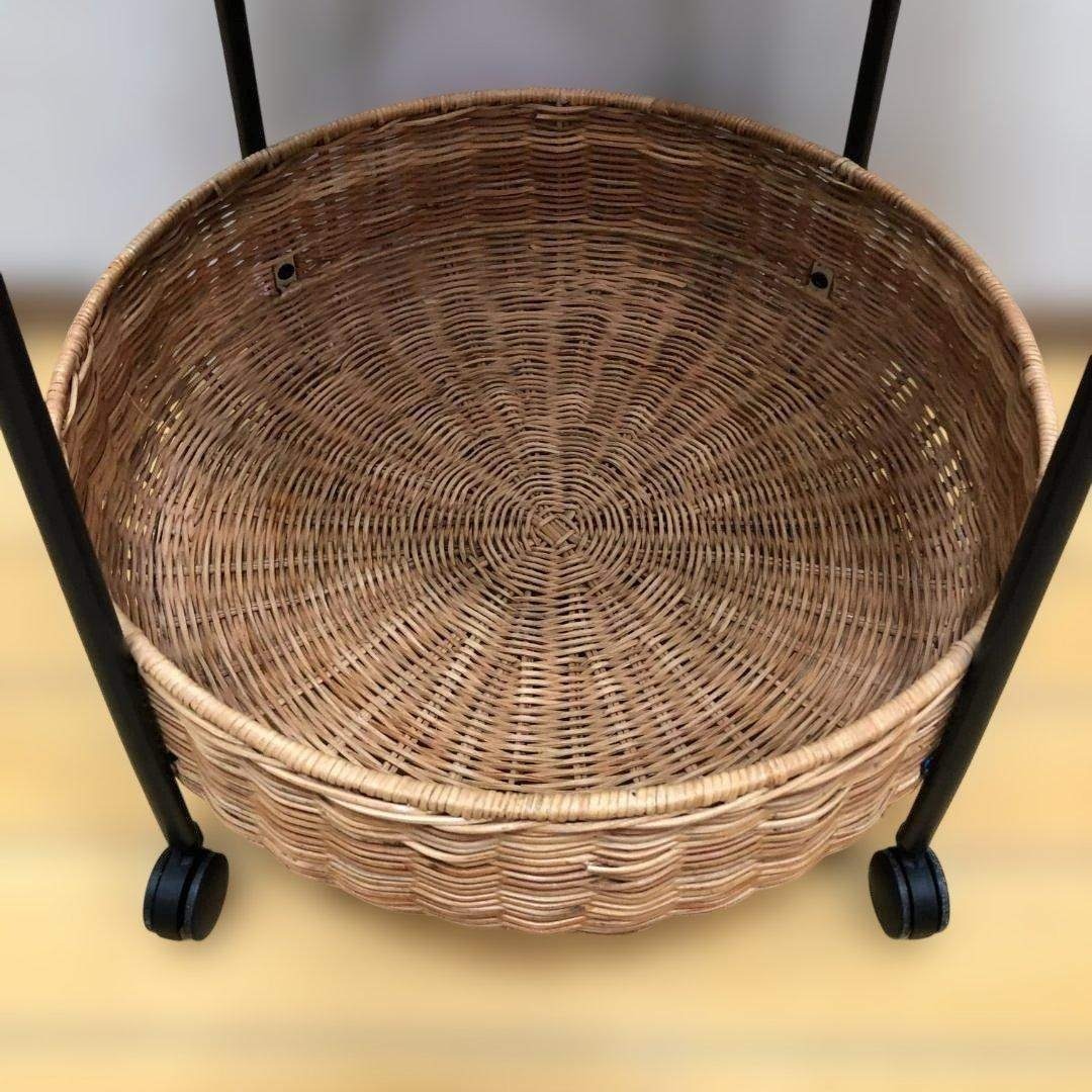 IKEA LUBBAN ルッバン ラタン 2段ワゴン 11907 送料無料】IKEA LUBBAN