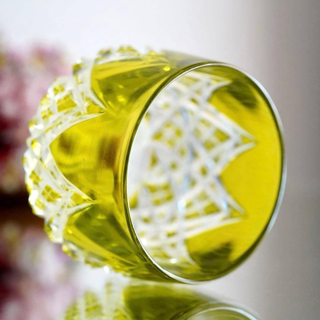 Baccarat - 美品☆希少オールドバカラBACCARAT コルベール グリーン色