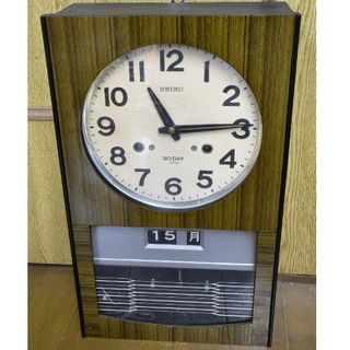 SEIKO - SEIKO セイコー30DAY ゼンマイ振り子時計 柱時計 掛け時計