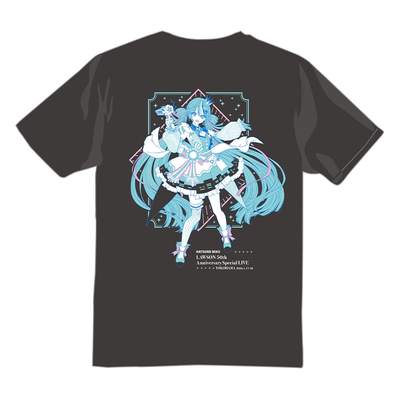 オフィシャルTシャツ（L）/ 初音ミク LAWSON 50th Anniversary Special