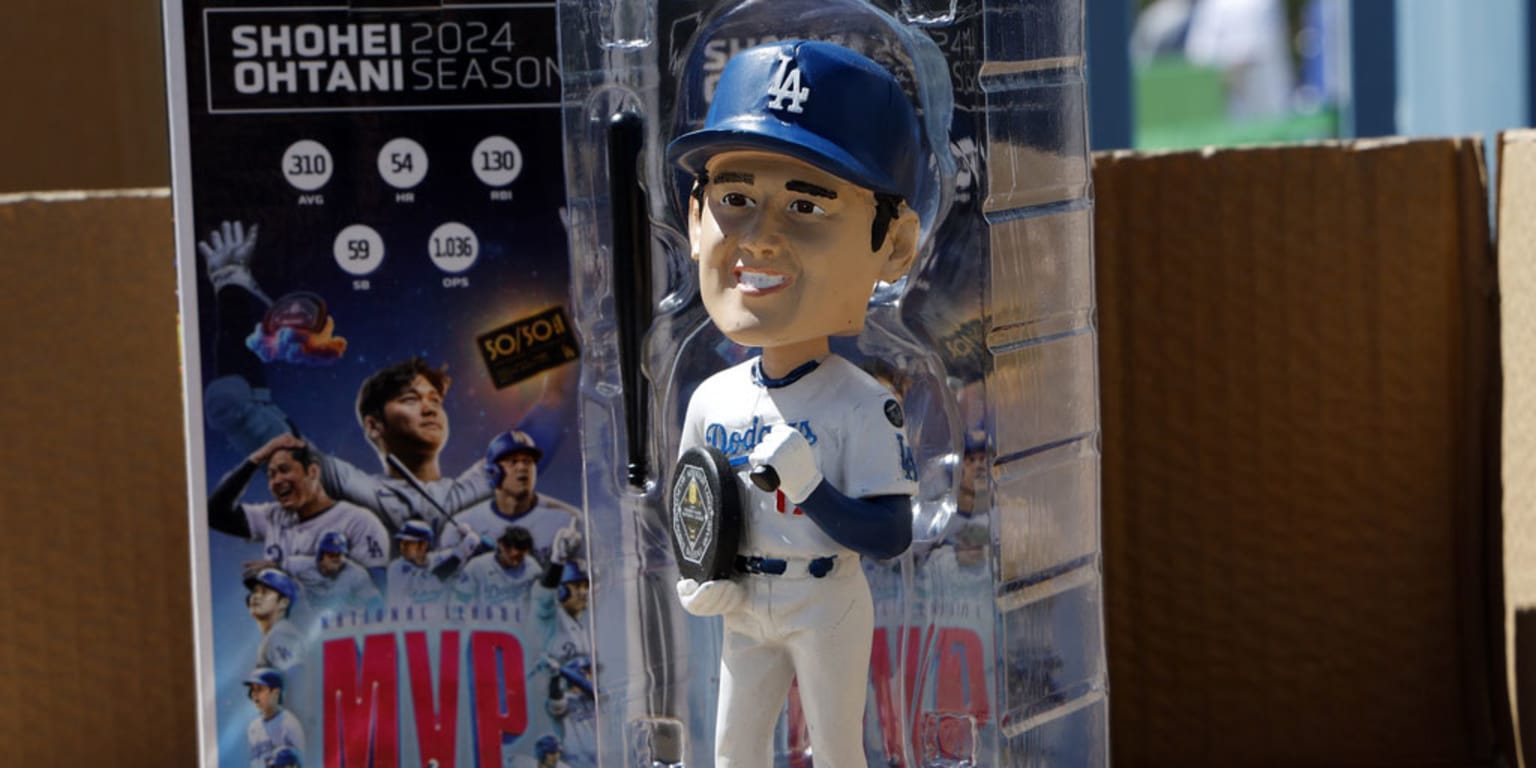 大谷翔平ボブルヘッドデー第1弾はMVP記念、激レアの特別仕様あり