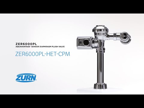 AquaFlush® Plus PL ZER Exposed Sensor Diaphragm Flush Valve with