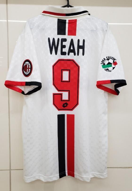 ACミラン（A) 97/98 ジョージ、ウェア＃9 LegaCalcioパッチ付き！