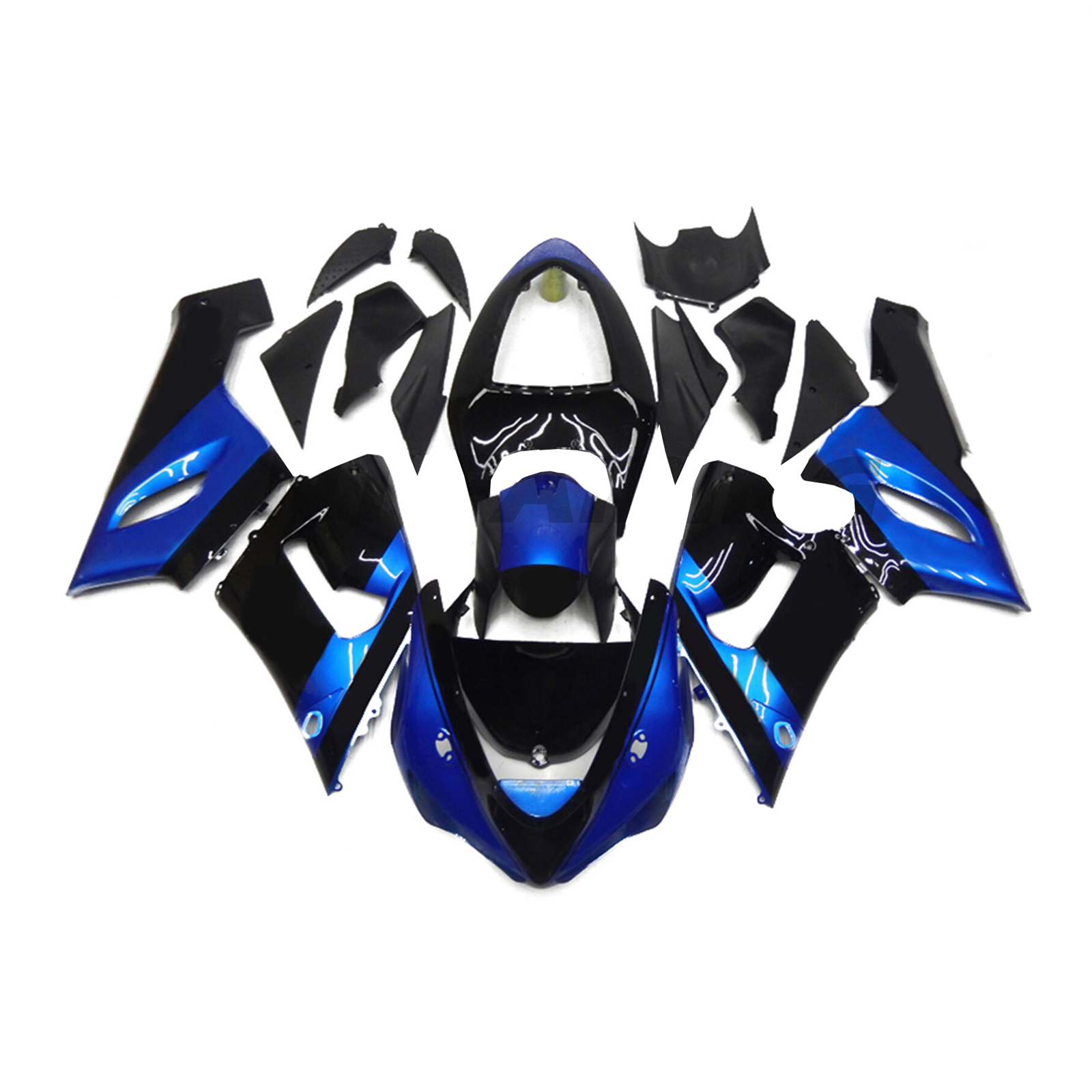 MSB Fit for Kawasaki Ninja 2005-2006 ZX6R 636 Blue New Injection