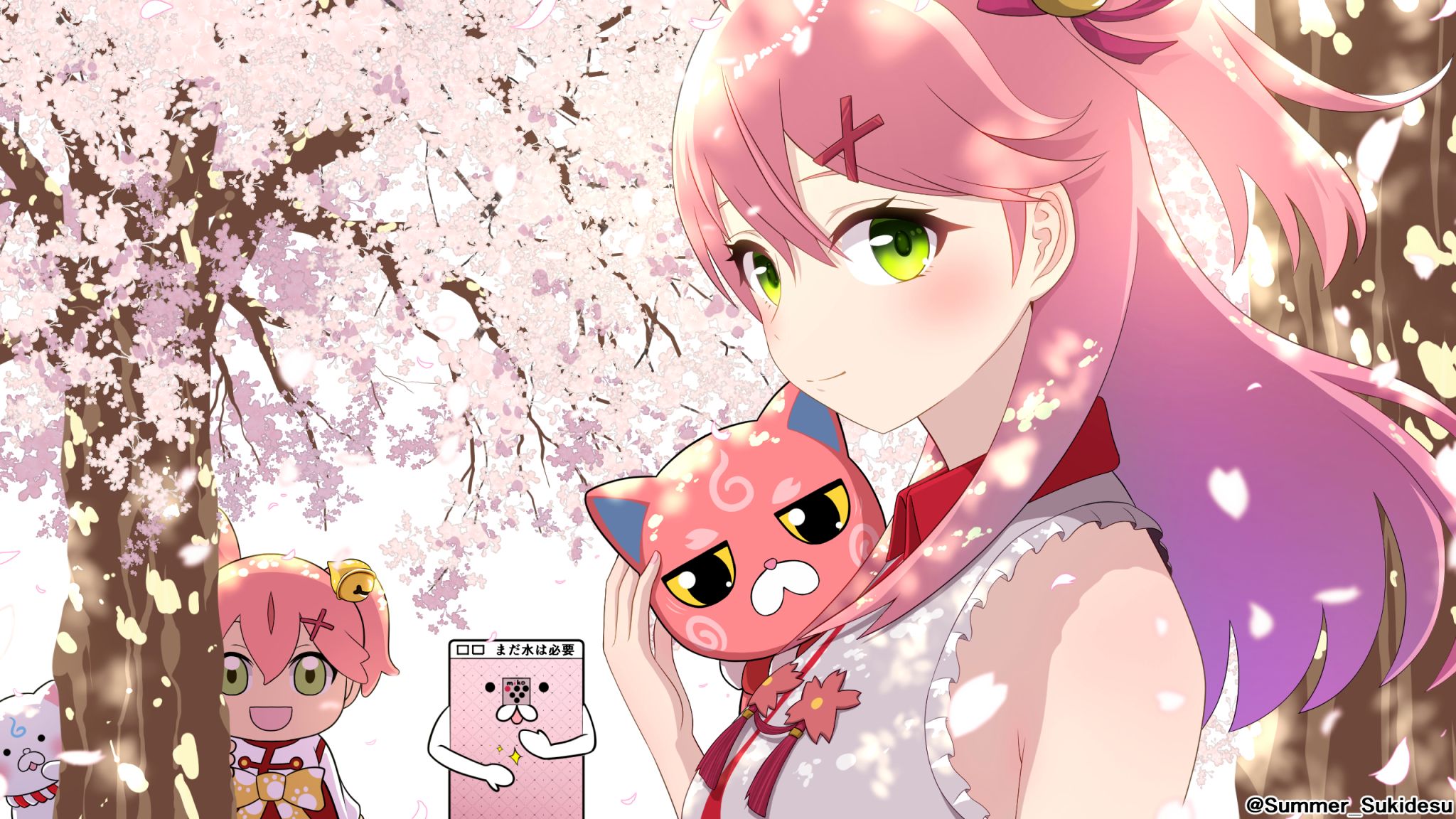 みこち200万人登録者記念ファンアート