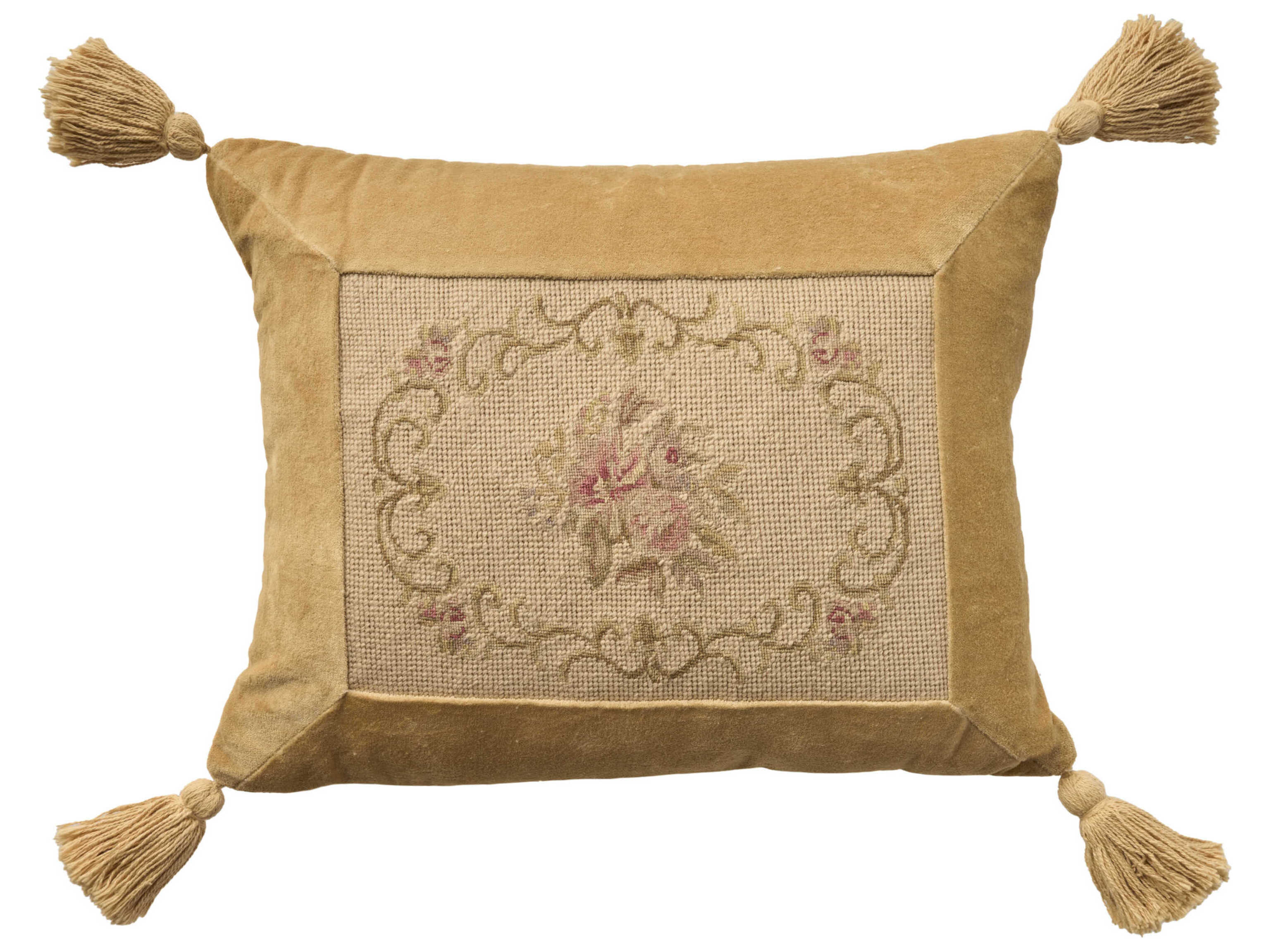 Nourison Mina Victory Vintage Oval Floral Border 14