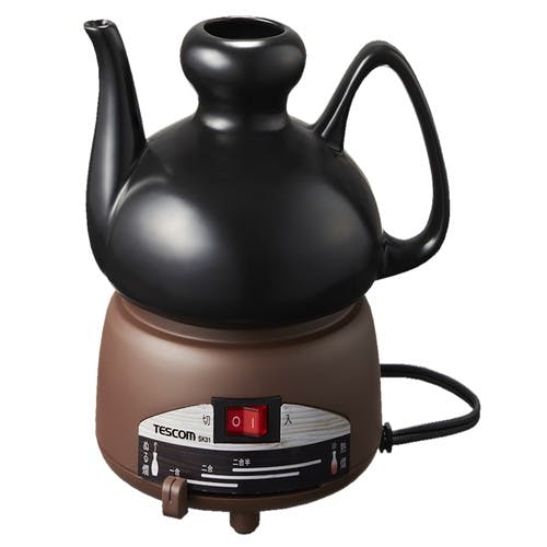 酒燗器 徳利 2.5合 (450ml) 陶磁器製 分離式 無段階調節 大徳利 燗瓶