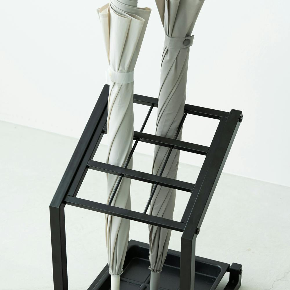 9マス傘立て(ブラック)】幅27×奥行29.5×高さ43cm 9本用 新生活 カサ