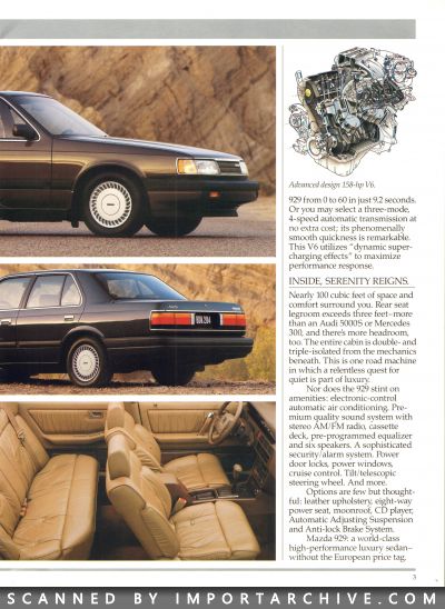 1988 Mazda Full Lineup Brochure (Late Version) - ImportArchive