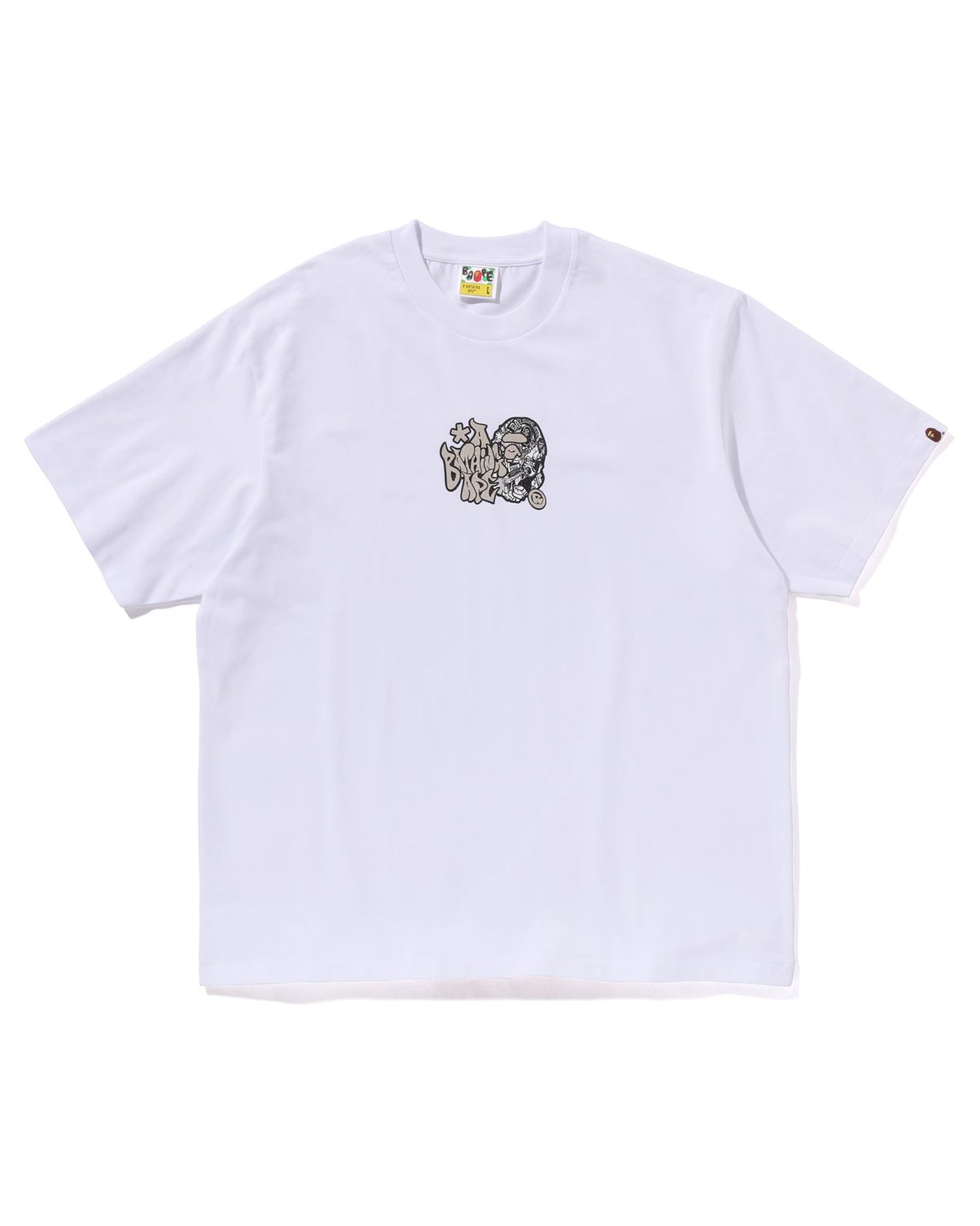 A BATHING APE® Graffiti Ape Head Relaxed Fit Tee | Bape official