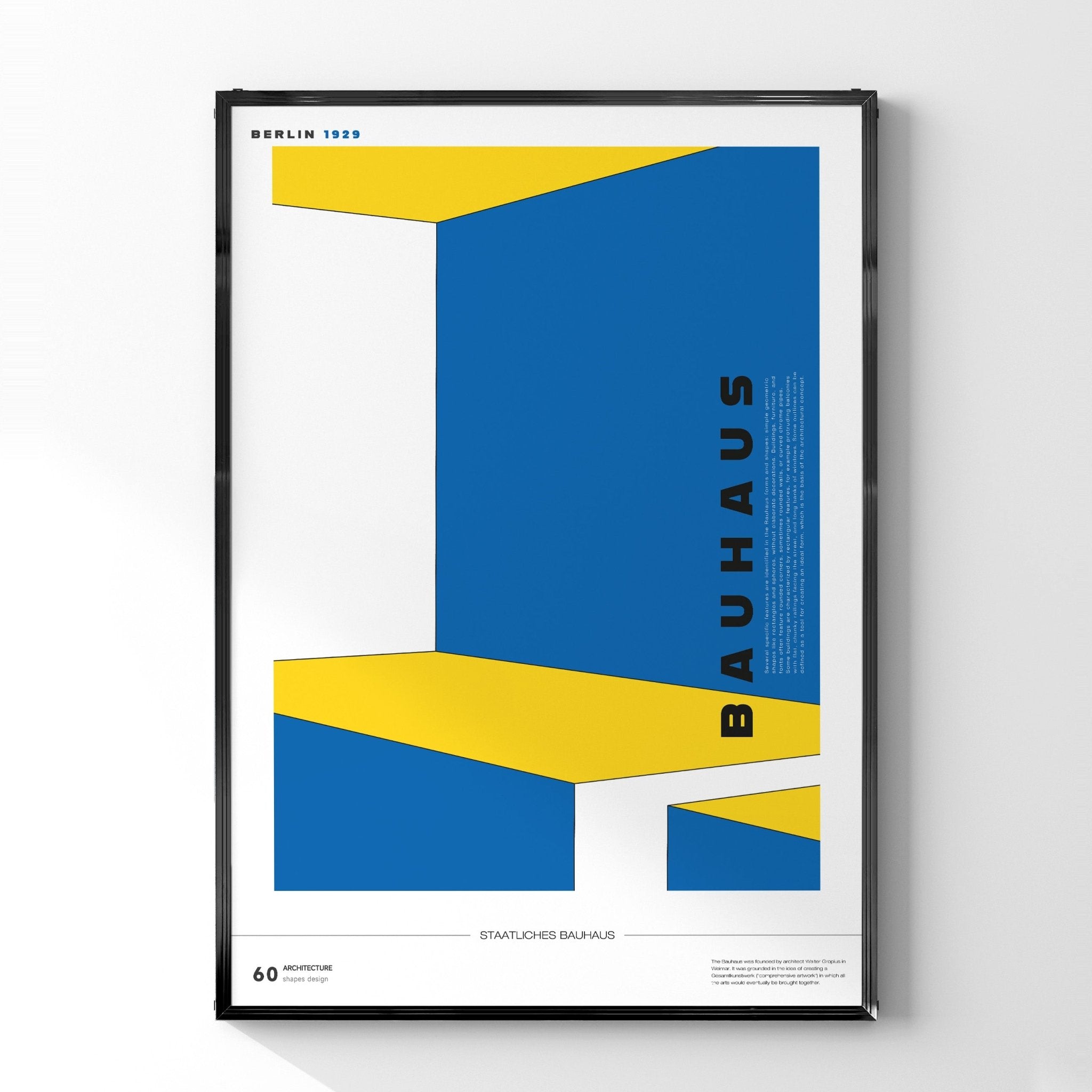 建築バウハウスデザインポスター – Ink Jp