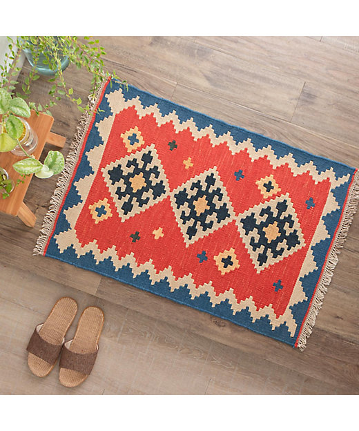 ☆ペルシャ手織りキリム 玄関マットMサイズ 2 | 三越伊勢丹