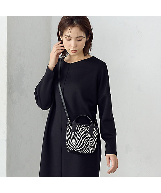 2WAY ゼブラ柄 ミニバッグ（1280XE02） | COMME CA ISM