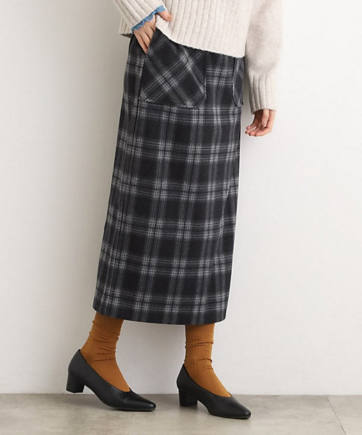 起毛ジャカードナロースカート（2002552989） | GROVE