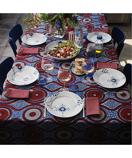 ブルーフルーテッド メガ プレート27cm No．6 | ROYAL